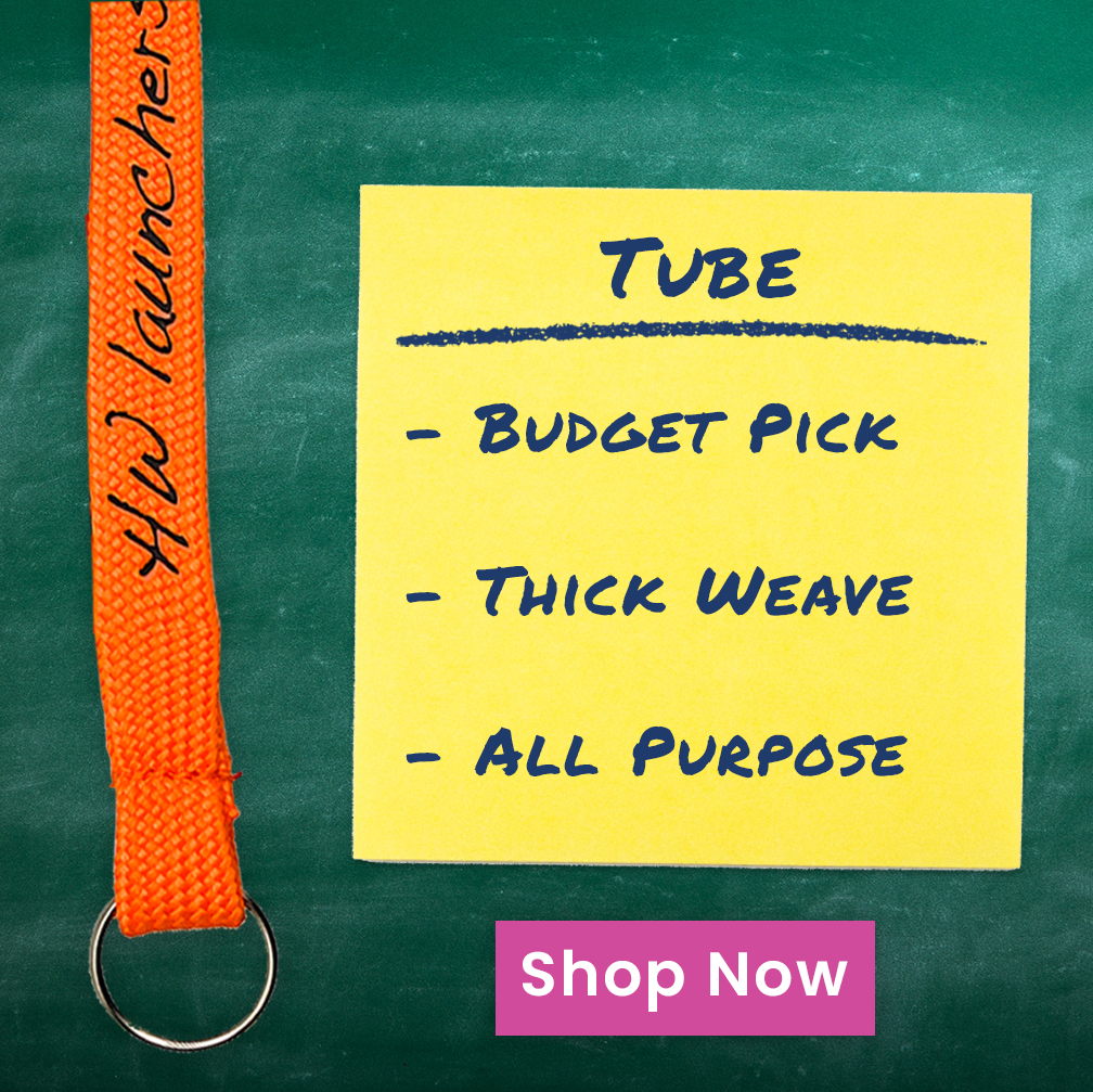 Nylon Lanyard with Button